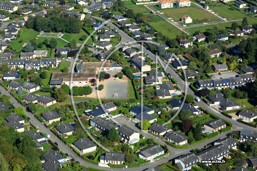 Photo arienne de Saint-Sbastien-de-Morsent (Quartier Rue du Bois Gencelin)