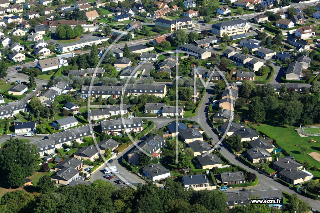 Photo arienne de Saint-Sbastien-de-Morsent (Quartier Rue du Bois Gencelin)