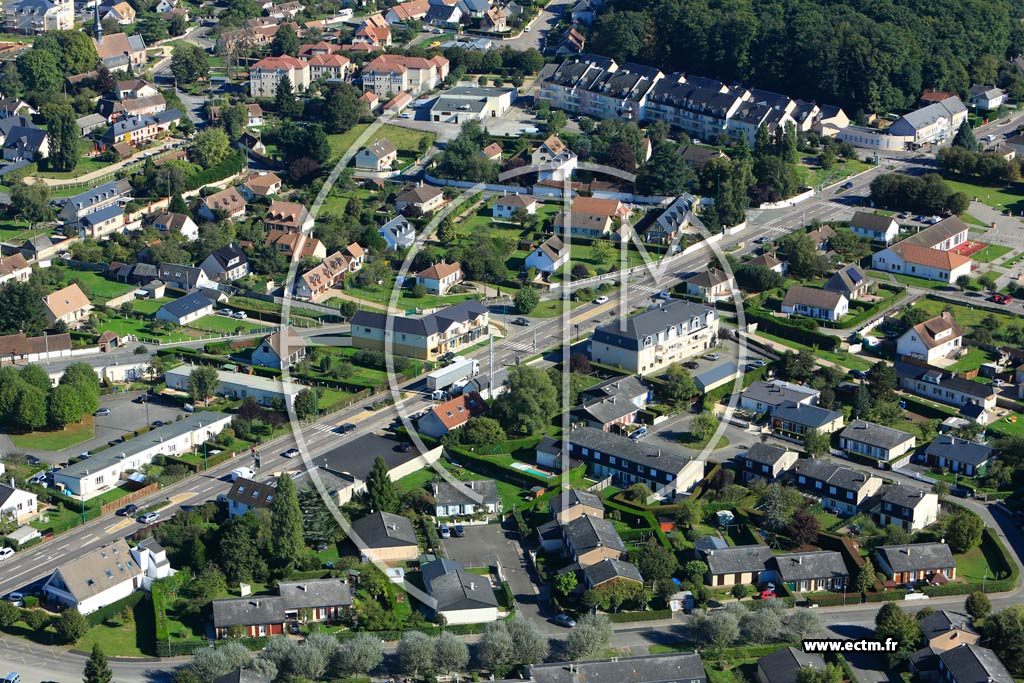 Photo arienne de Saint-Sbastien-de-Morsent (Quartier Rue du Bois Gencelin)