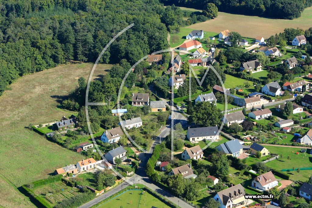 Photo arienne de Saint-Sbastien-de-Morsent (Quartier Rue du Buisson)