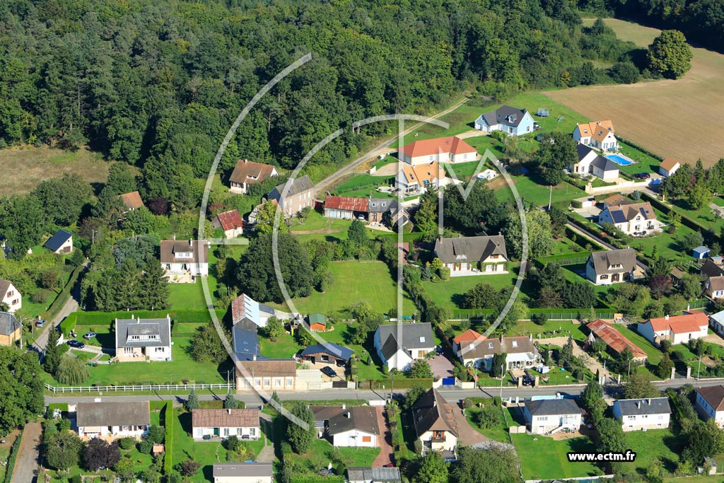 Photo arienne de Saint-Sbastien-de-Morsent (Quartier Rue du Buisson)