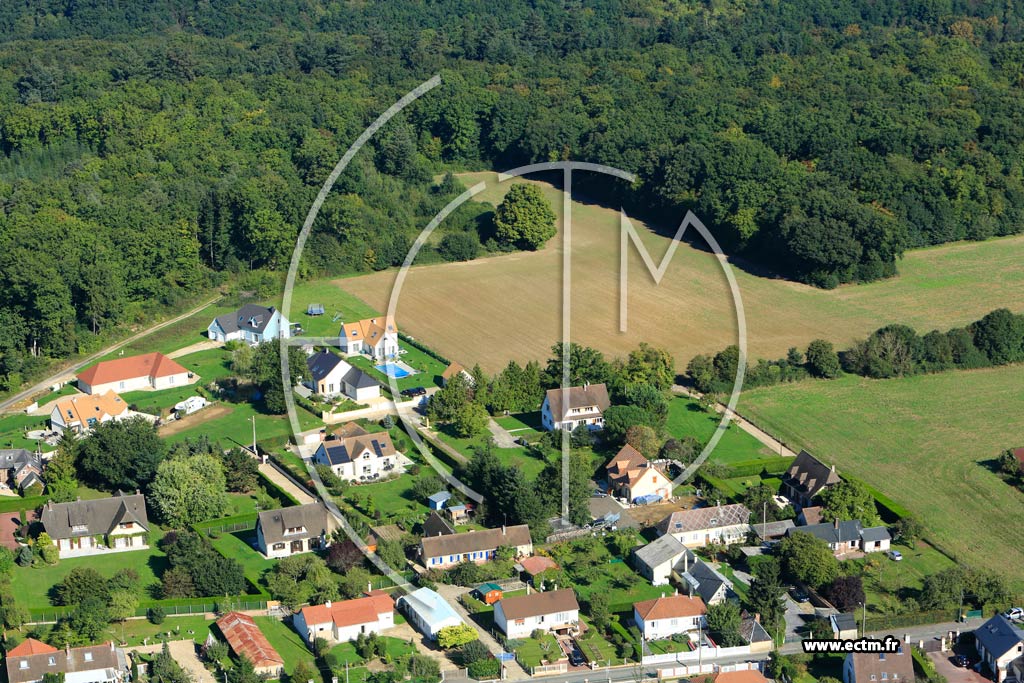 Photo arienne de Saint-Sbastien-de-Morsent (Quartier Rue du Buisson)