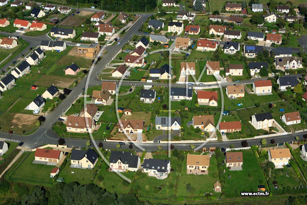 Photo arienne de Saint-Sbastien-de-Morsent (Quartier Rue du Buisson)