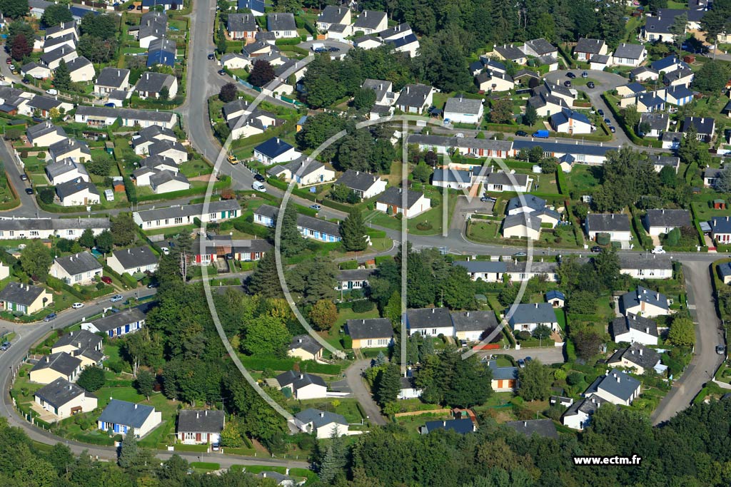 Photo arienne de Saint-Sbastien-de-Morsent (Quartier Rue du Grand Parc)
