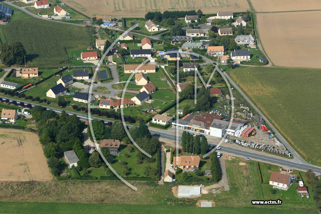 Photo arienne de Sainte-Colombe-la-Commanderie (La Commanderie)