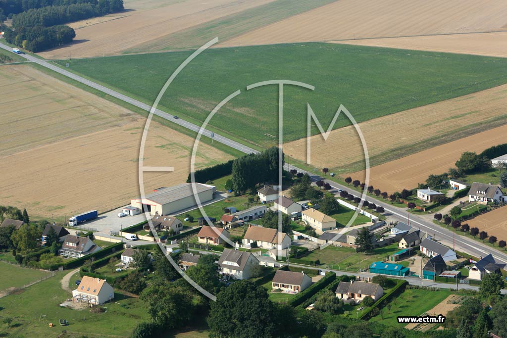 Photo arienne de Sainte-Colombe-la-Commanderie (La Commanderie)