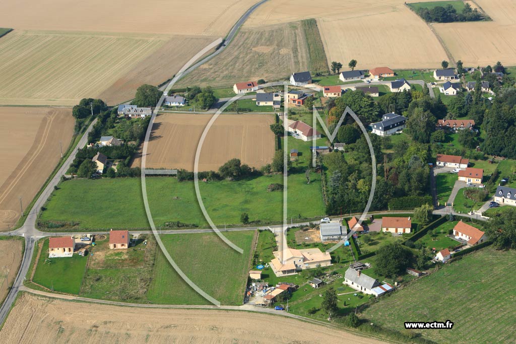Photo arienne de Sainte-Colombe-la-Commanderie (Sainte-Colombe la Campagne)