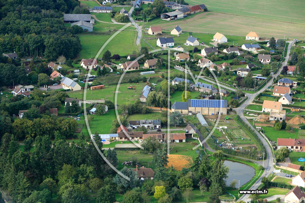 Photo arienne de Sylvains-les-Moulins (Ardennes)