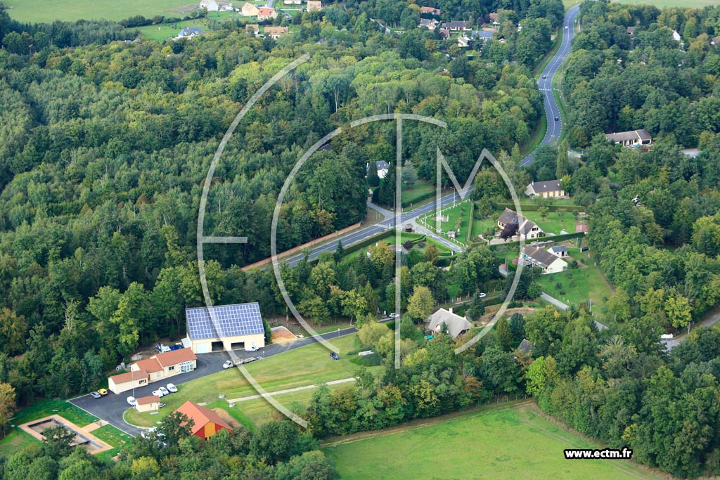 Photo arienne de Sylvains-les-Moulins (La Chnaie)