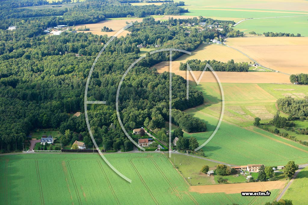 Photo arienne de Sylvains-les-Moulins (La Millerette)