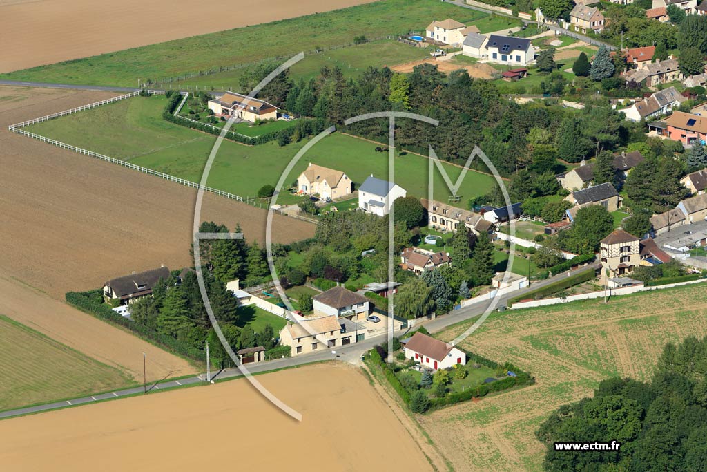 Photo arienne de Vaux-sur-Eure