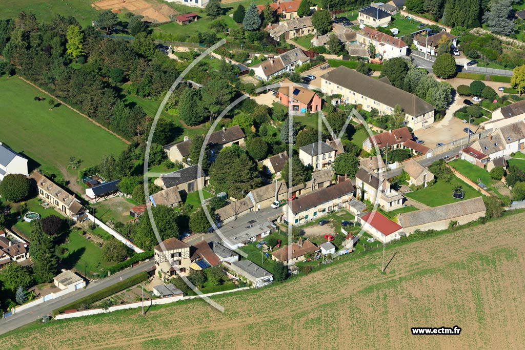 Photo arienne de Vaux-sur-Eure