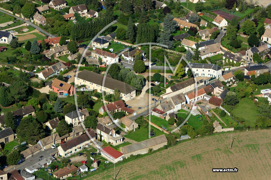 Photo arienne de Vaux-sur-Eure
