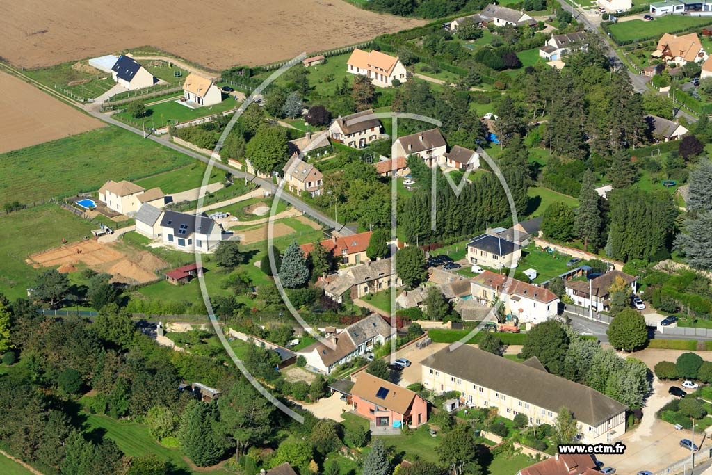 Photo arienne de Vaux-sur-Eure