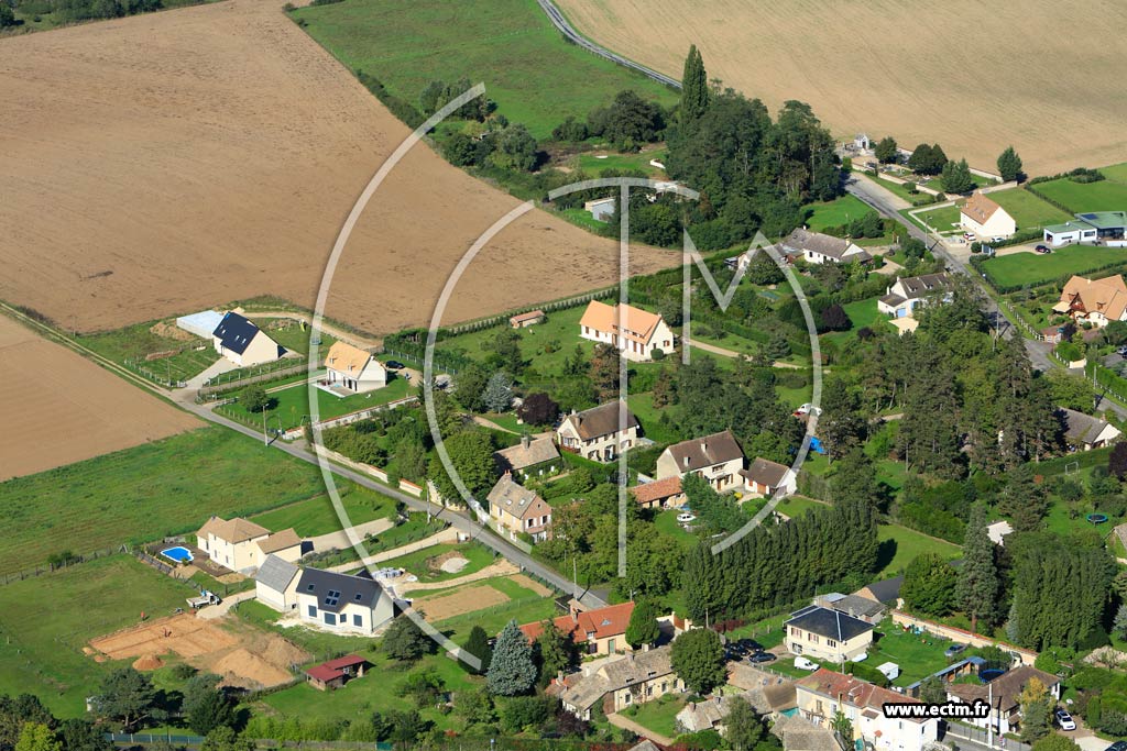 Photo arienne de Vaux-sur-Eure
