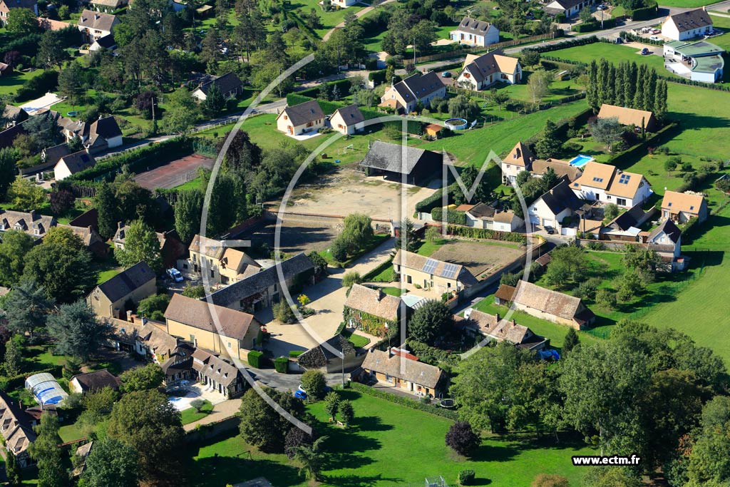 Photo arienne de Vaux-sur-Eure