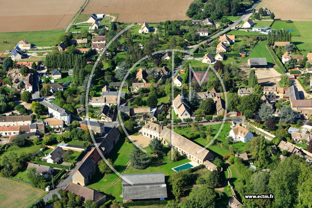 Photo arienne de Vaux-sur-Eure