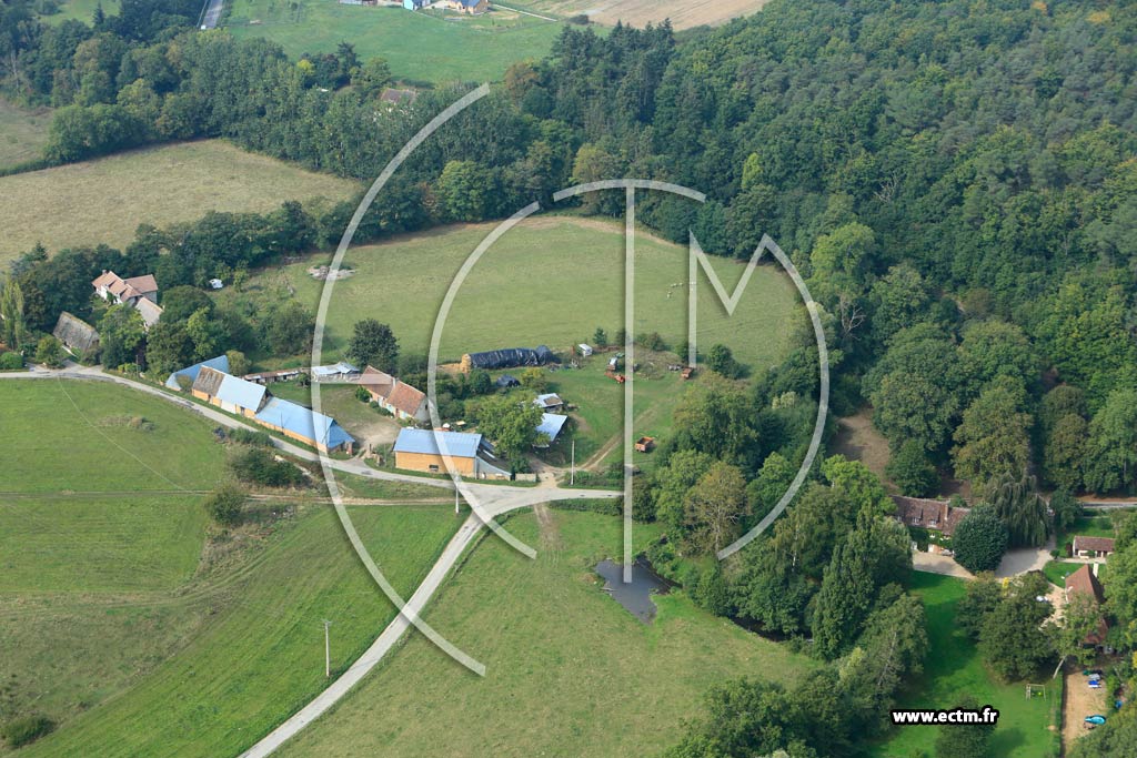 Photo arienne de Villalet (Le Moulin du Coq)