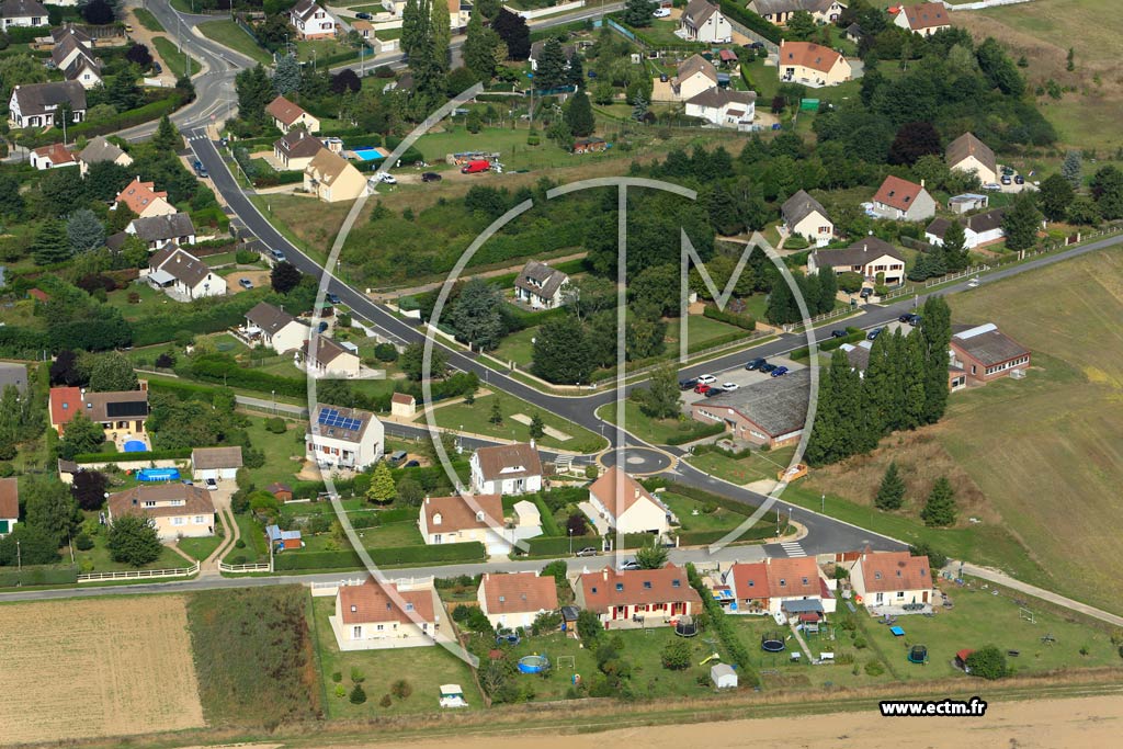 Photo arienne de Abondant (Brissard)