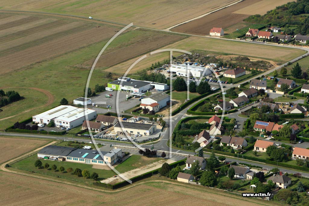 Photo arienne de Abondant (Brissard)