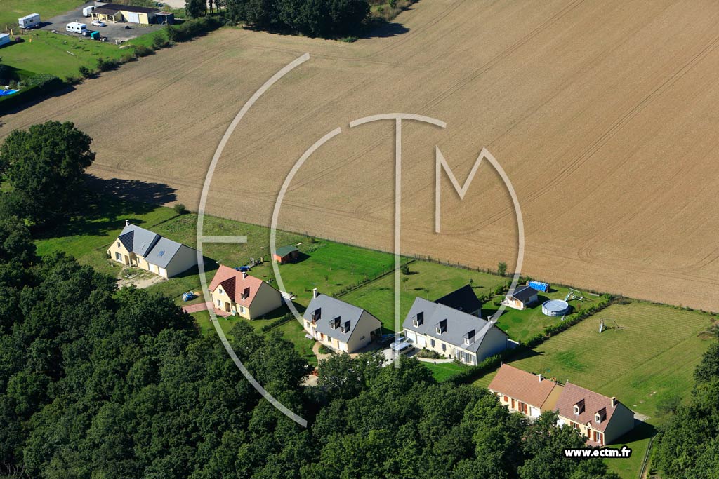 Photo arienne de Bois-le-Roi