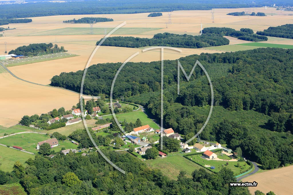 Photo arienne de Champigny-la-Futelaye (La Hroudire)