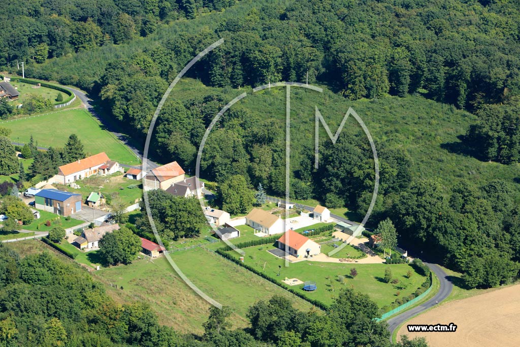 Photo arienne de Champigny-la-Futelaye (La Hroudire)