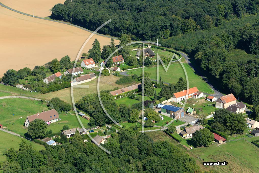 Photo arienne de Champigny-la-Futelaye (La Hroudire)