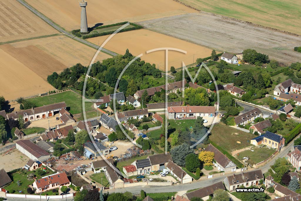 Photo arienne de Chtaincourt (Neuville les Bois)
