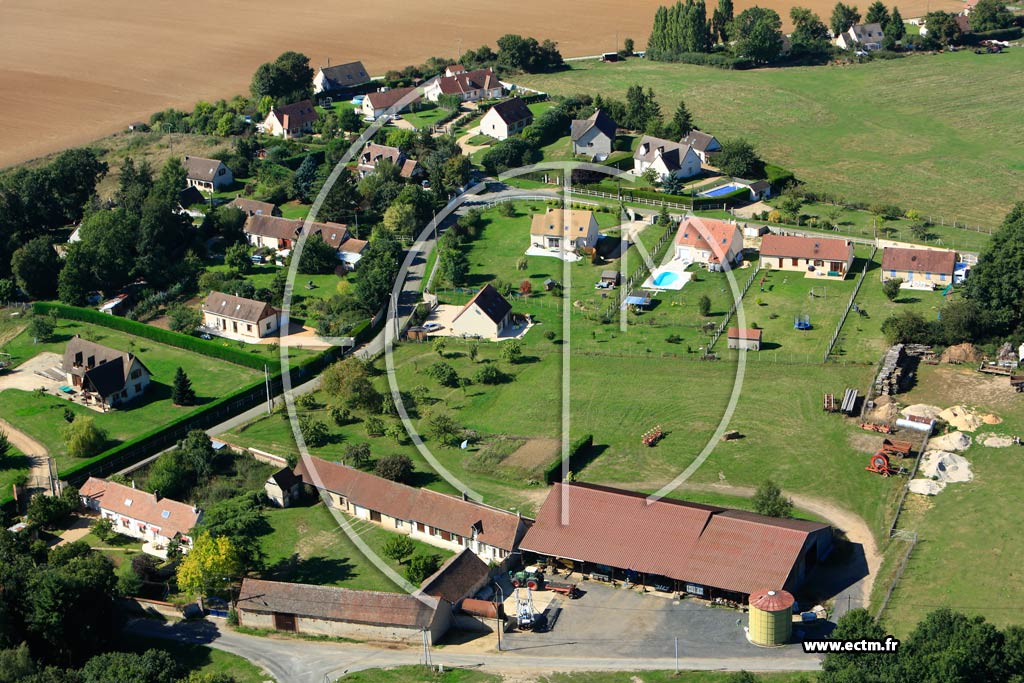 Photo arienne de Courdemanche (La Valle)