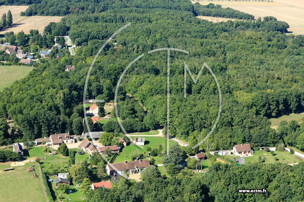 Photo arienne de Courdemanche (La Valle)