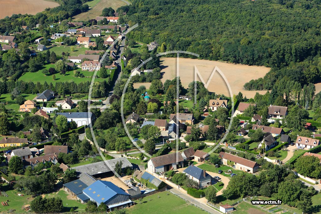 Photo arienne de Courdemanche (Le Beau Puits)