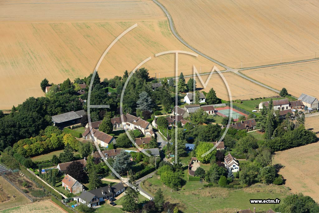Photo arienne de Crucey-Villages (La Plesse)