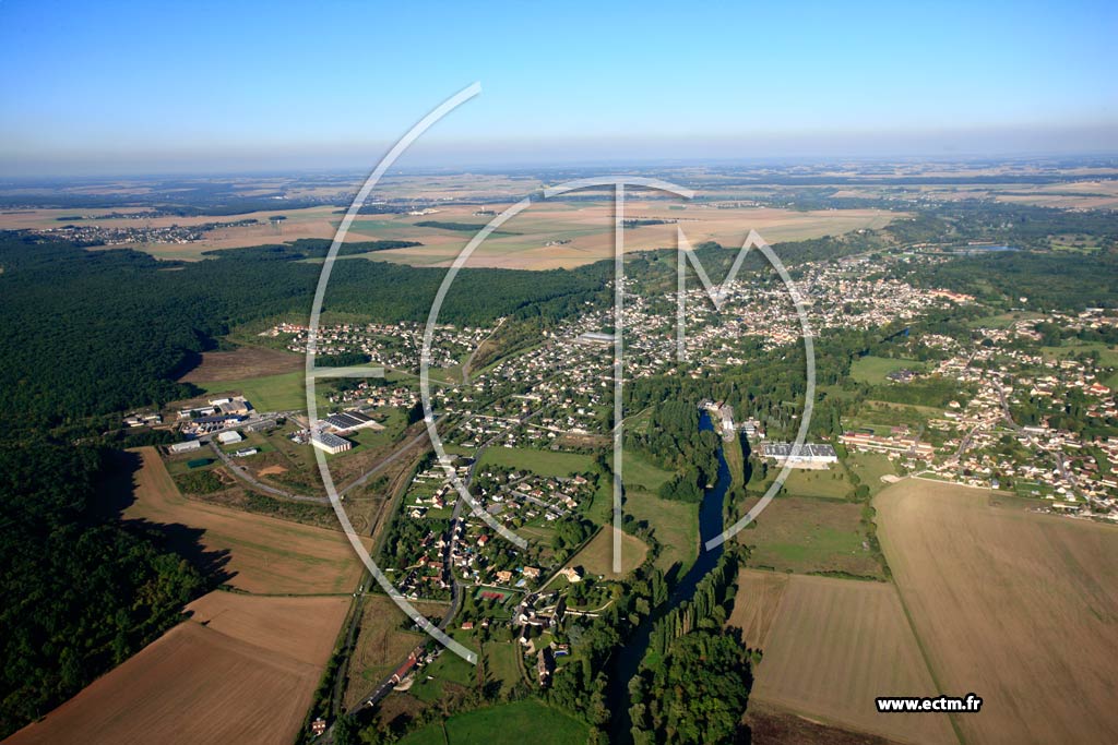 Photo arienne de zy-sur-Eure