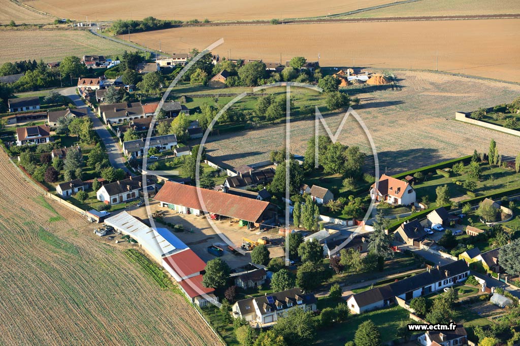 Photo arienne de Dampierre sur Avre (Godeneval)