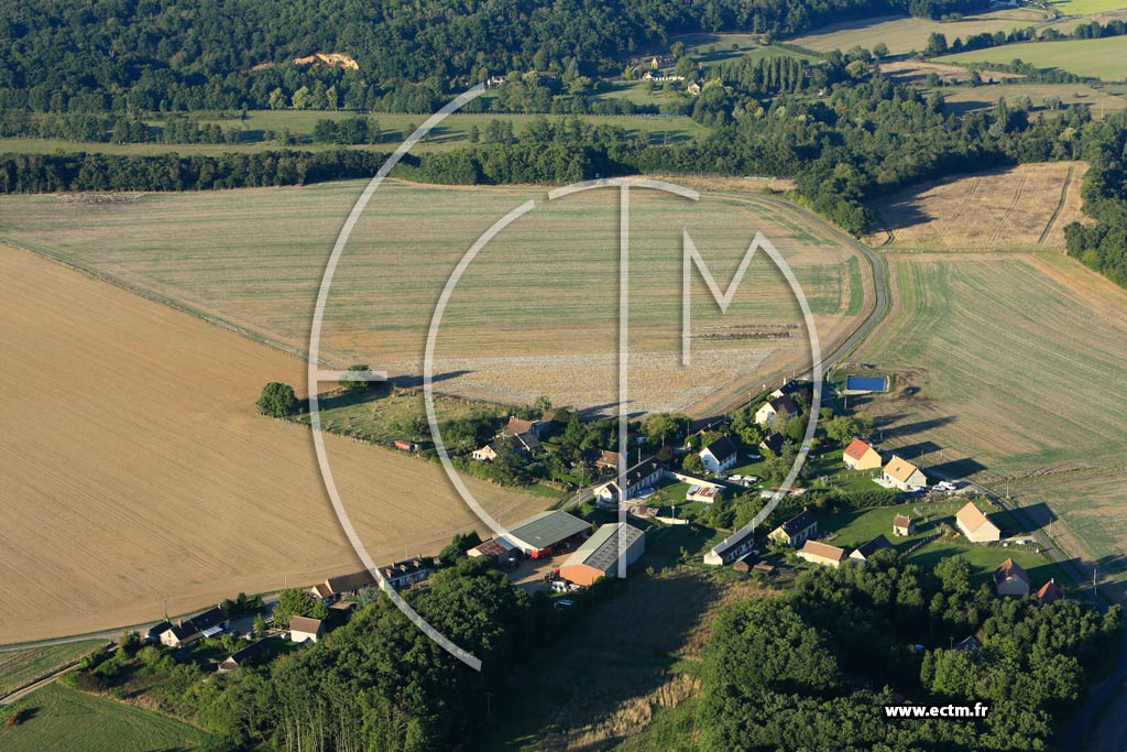 Photo arienne de Dampierre sur Avre (Sotteville)