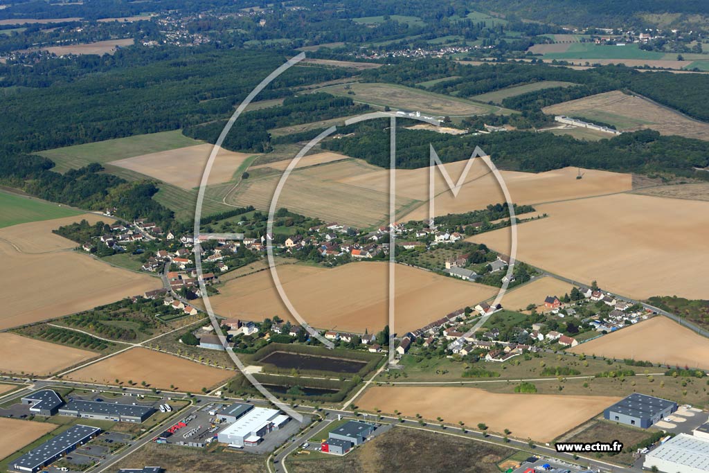 Photo arienne de Dreux (Flonville)