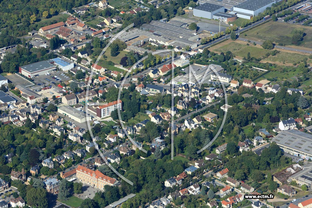 Photo arienne de Dreux (Quartier Falaise)