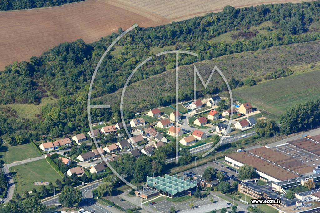 Photo arienne de Dreux (Quartier Falaise)
