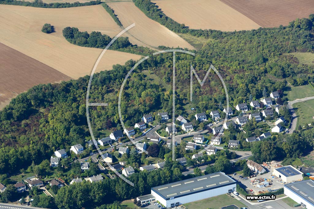 Photo arienne de Dreux (Quartier Falaise)