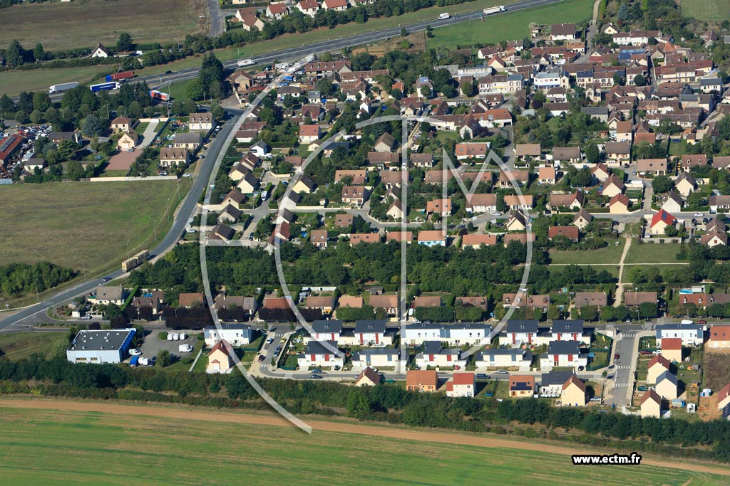 Photo arienne de Dreux (Quartier Les Fenots)