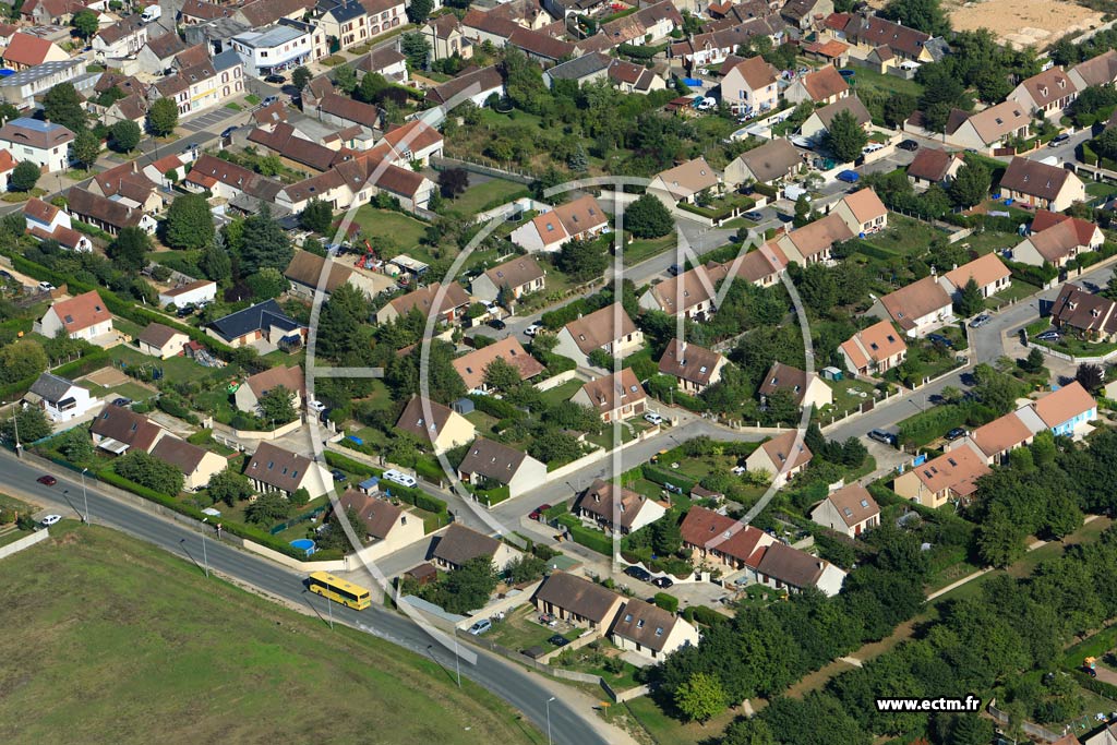 Photo arienne de Dreux (Quartier Les Fenots)