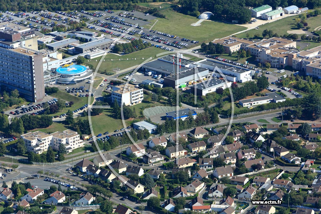 Photo arienne de Dreux (Quartier Rieuville)