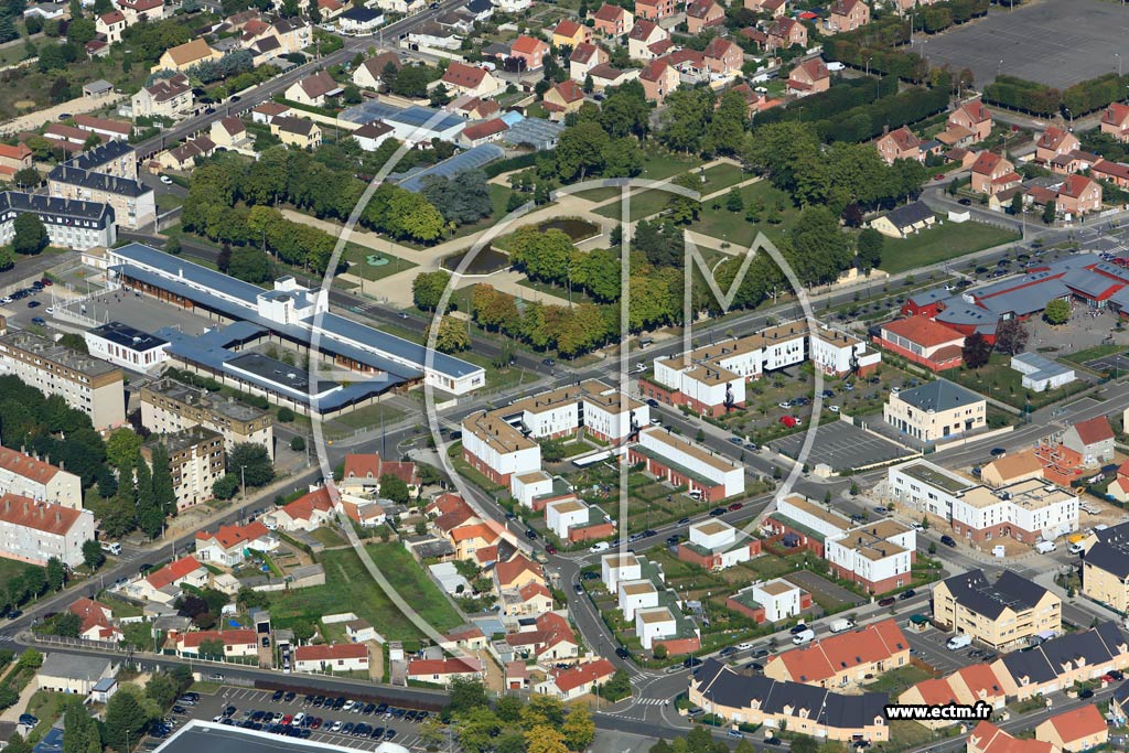 Photo arienne de Dreux (Quartier Rieuville)