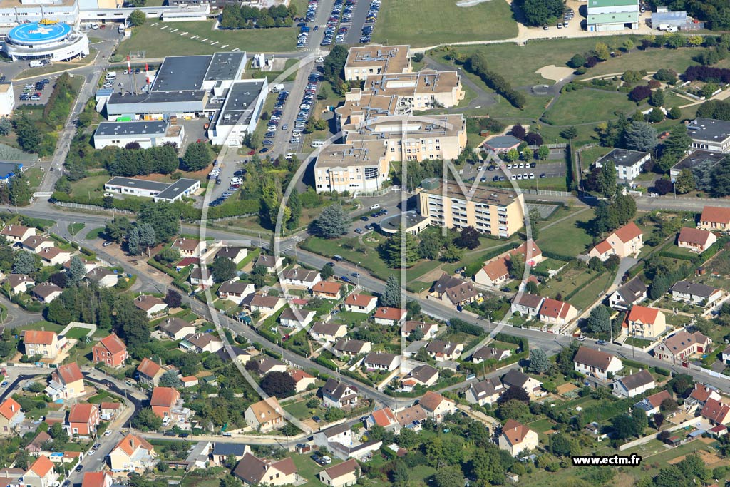 Photo arienne de Dreux (Quartier Rieuville)