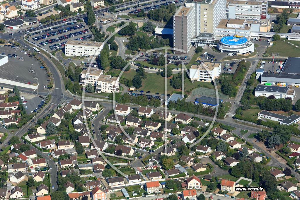 Photo arienne de Dreux (Quartier Rieuville)