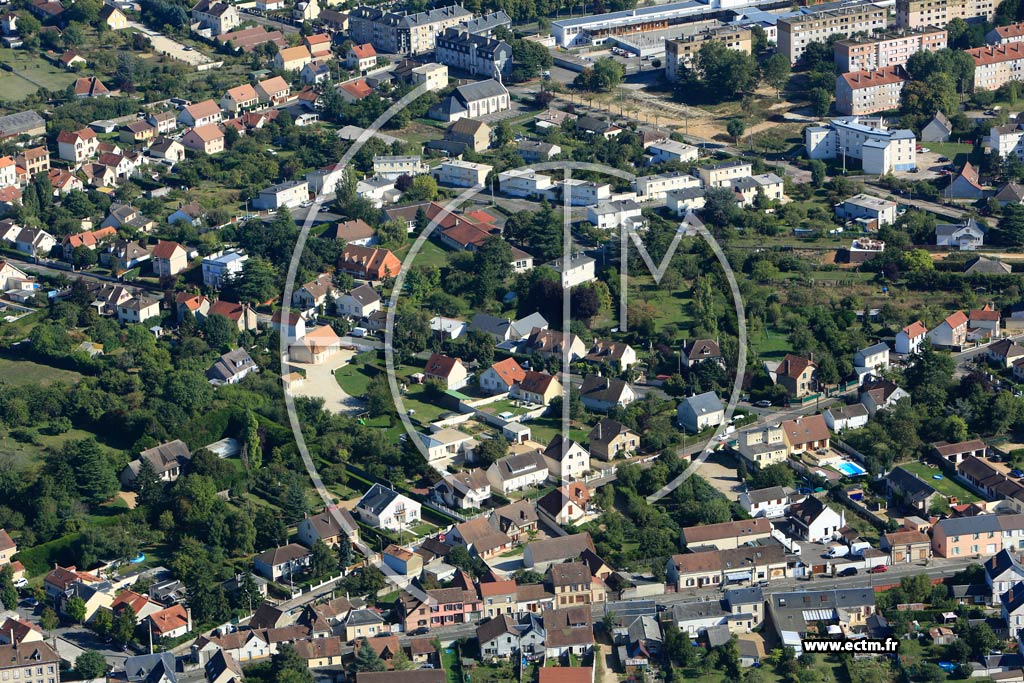 Photo arienne de Dreux (Quartier Rochelles)