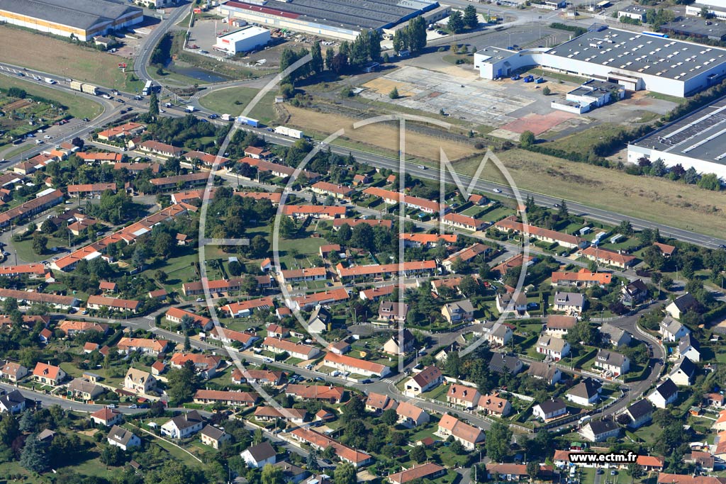 Photo arienne de Dreux (Quartier Sablonnires)