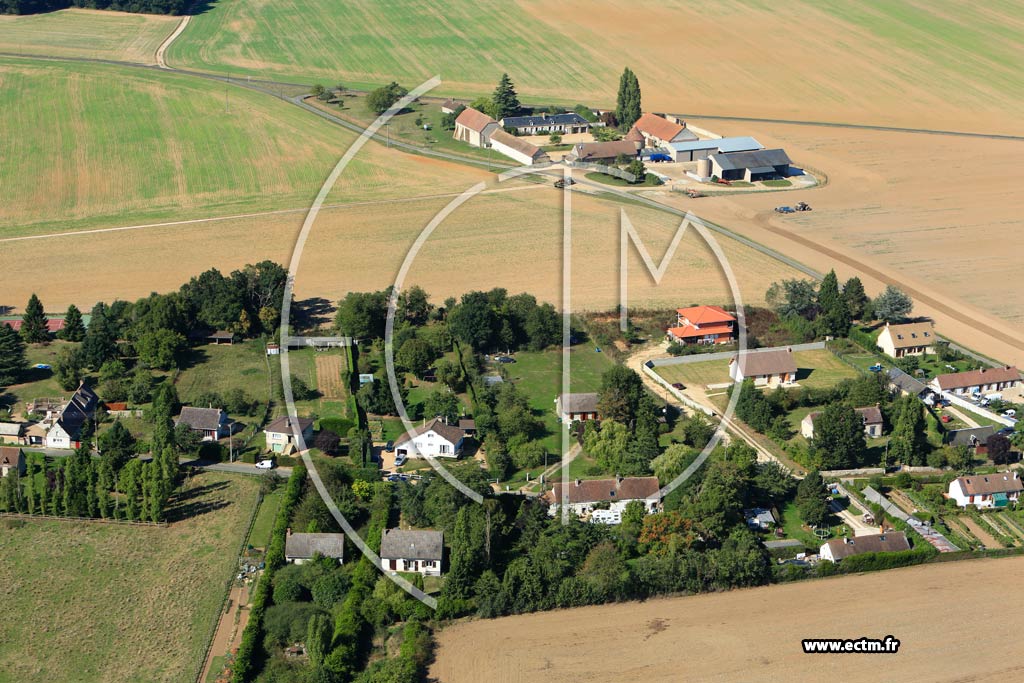 Photo arienne de Escorpain (Les Authieux)