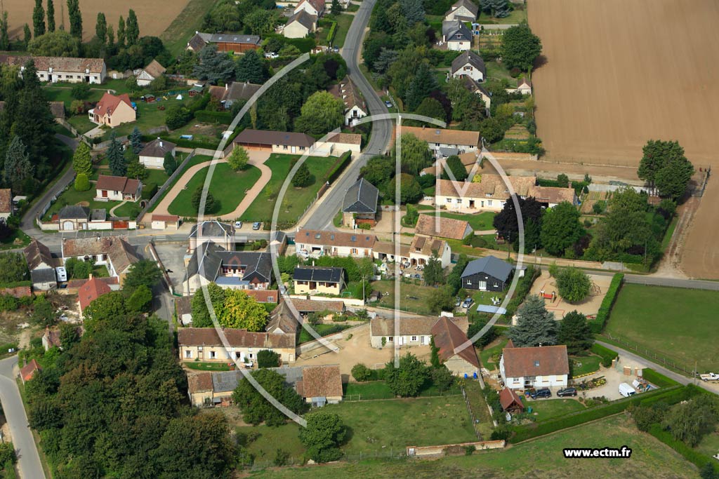 Photo arienne de Germainville